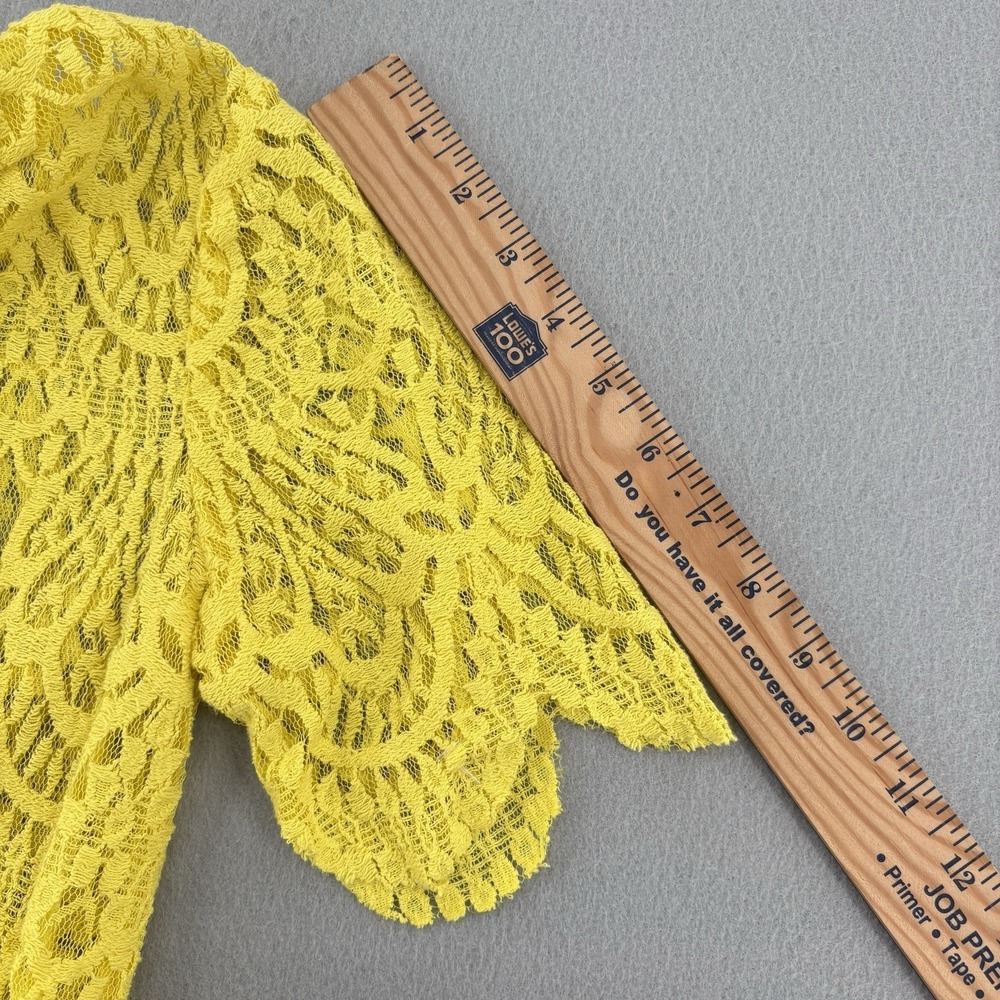 Zara Top Women S Sheer Crochet Boho Festival Coachella Garden Fairy Y2K - Picture 4 of 6